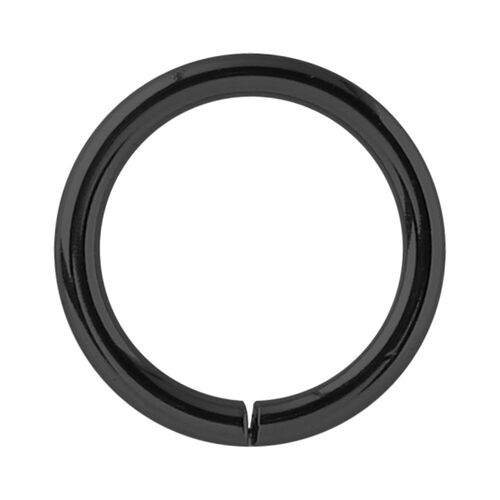 Black Steel Continuous Rings