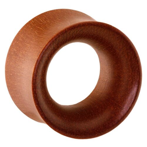  Rosewood Thin Double Flared Tunnel