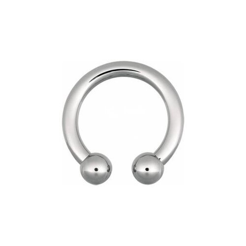 Steel Highline® Circular Barbell : 1.6mm (14ga) x 15mm x 6mm Balls