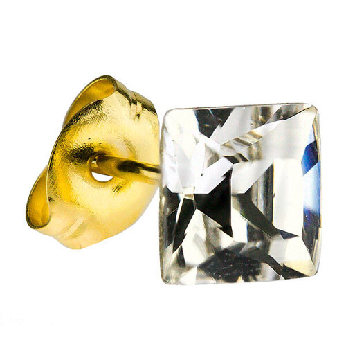  Gold Plate Crystal Zircon : Square