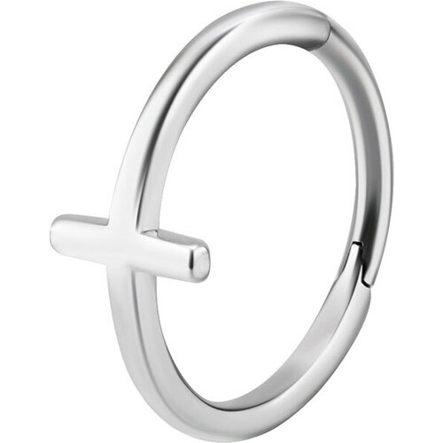  Surgical Steel Cross Hinged Conch Ring
