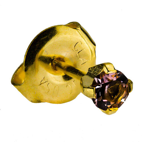  24ct Gold Plate Clawset Birthstone Regular : Alexandrite