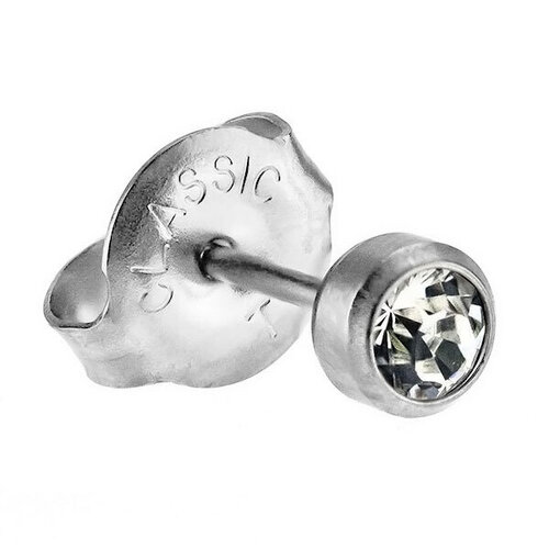 Titanium Bezelset 4mm Regular : Crystal