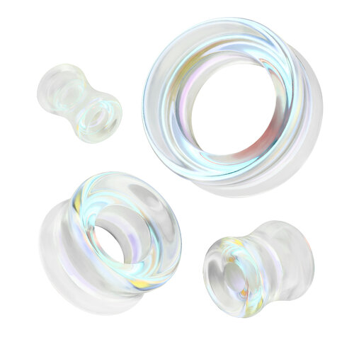  AB Glass Double Flare Saddle Tunnel 