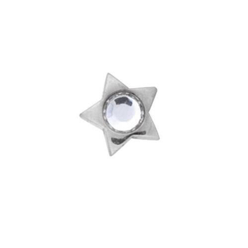  Titanium Highline® Jewelled Star for Internally Threaded Jewellery