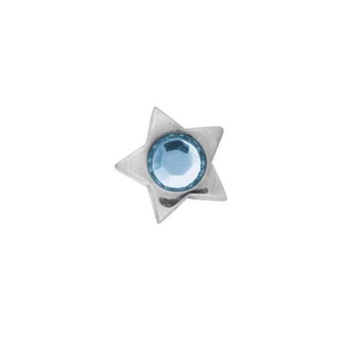  Titanium Highline® Jewelled Star for Internally Threaded Jewellery