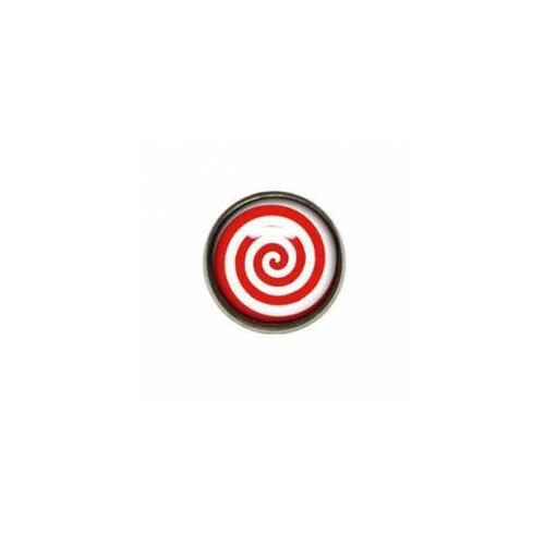  Titanium Highline® Red/White Spiral Ikon Disc for Dermal Anchors