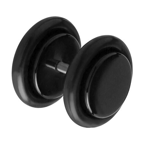  Fake Ear Plug Black
