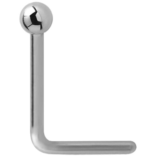  Surgical Steel Dog Leg Ball Nose Stud