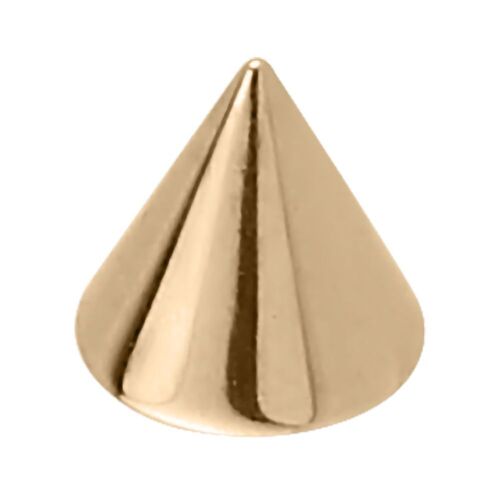  14ct Gold Micro Cone