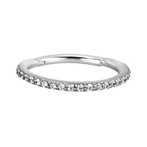  Surgical Steel Jewelled Hinged Conch Ring