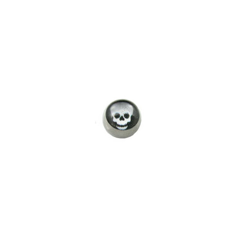  Screw On Picture Ball Skull