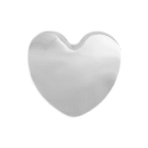  Titanium Heart Internally Threaded Attachment : 1.6mm (14ga)
