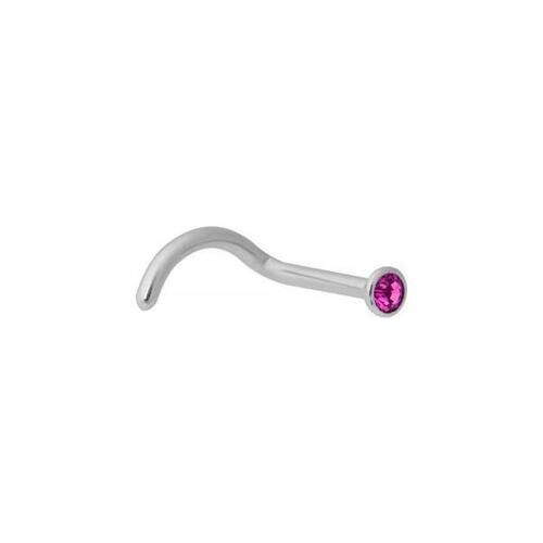  Surgical Steel Cone Set Jewelled Nose Stud
