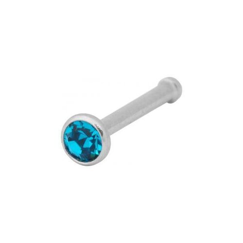  Steel Basicline® Jewelled Basic Nose Stud