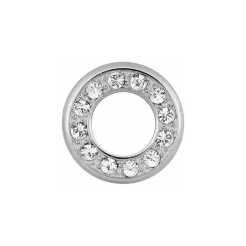  Titanium Highline® Jewelled Fronts for Internally Threaded Flesh Tunnels
