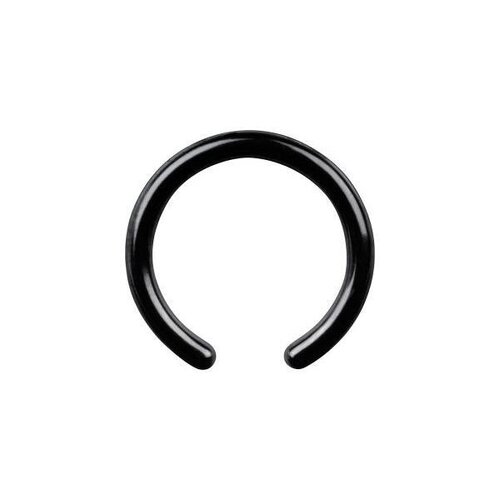 Titanium Blackline® Closure Ring : 1.2mm (16ga) x 6mm