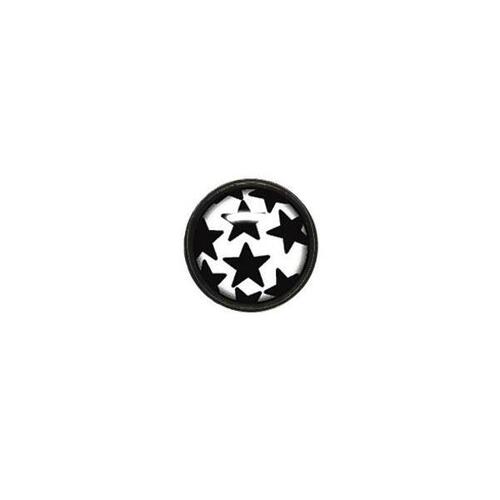  Titanium Blackline® Ikon Discs - Black Stars on White