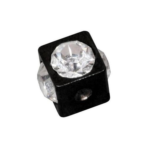  Steel Blackline® Jewelled Clip in Cube