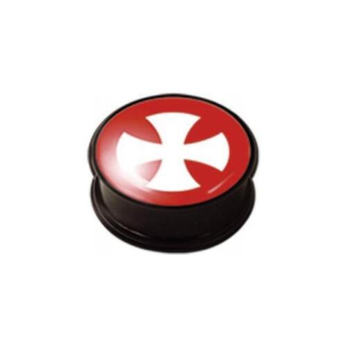  Mega Ikon Plug - Red/White Cross