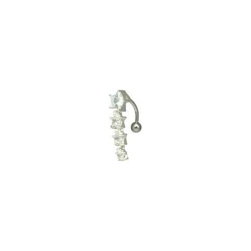  Steel Basicline® Multi Jewelled Four Stars Bananabell