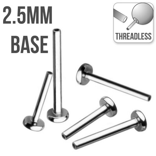  Threadless Titanium Labret Stem