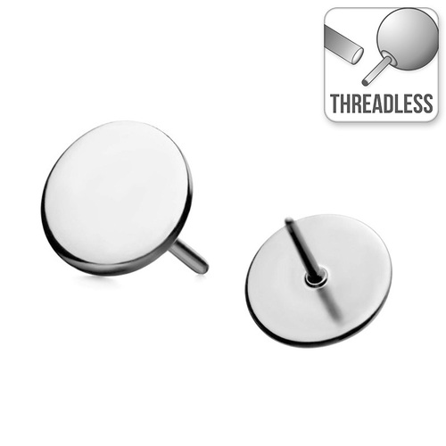  Threadless Titanium Flat Disc Attachment