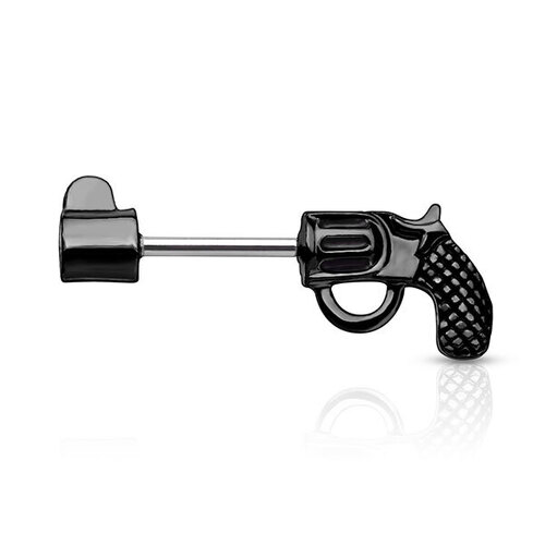  Steel Large Revolver Nipple Barbell