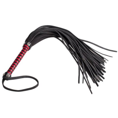  Lux Red Nubuck Leather Flogger
