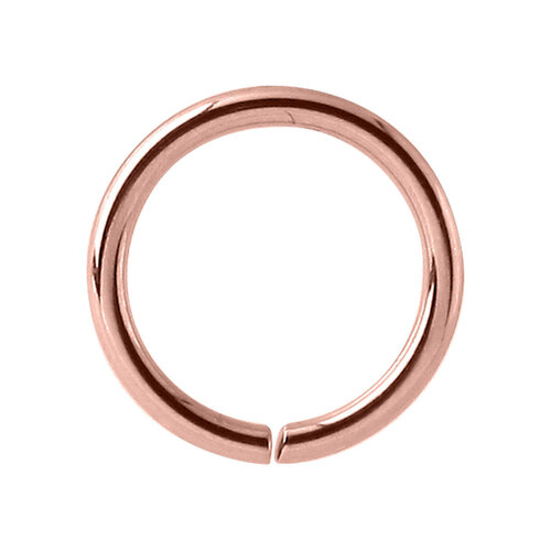  PVD Rose Gold Continuous Ring