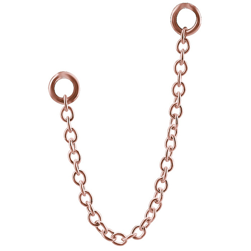  Rose Gold Hanging Chains for Hinged Segment Rings