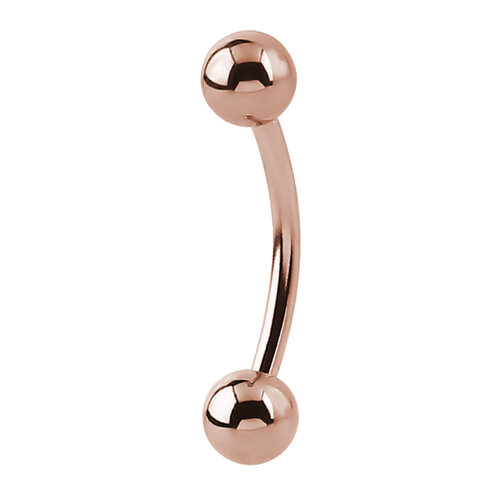  PVD Rose Gold Micro Banana