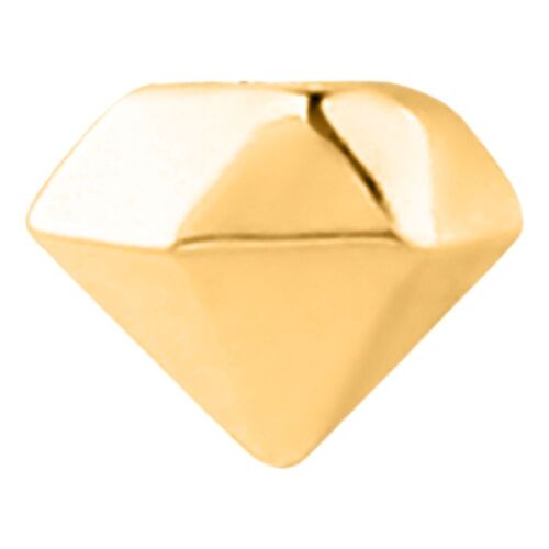  Gold PVD 316L Surgical Steel Diamond Internal Attachment