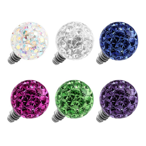  Internally Threaded Multi Jewelled Balls