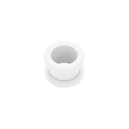  Supernova Pure White Steel Flesh Tunnel