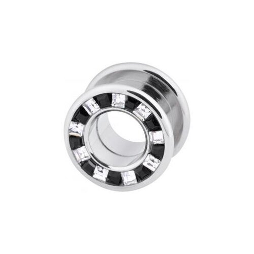  Steel Basicline® Square Jewelled Tunnel