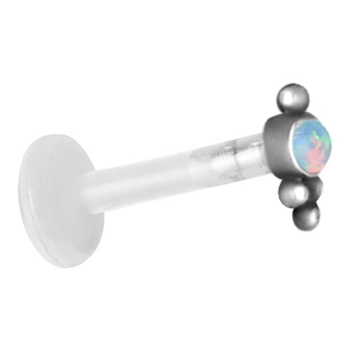Bioplast Cast Steel Opal Decorative Labret