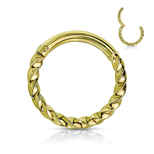  Steel Twisted Hinged Segment Ring