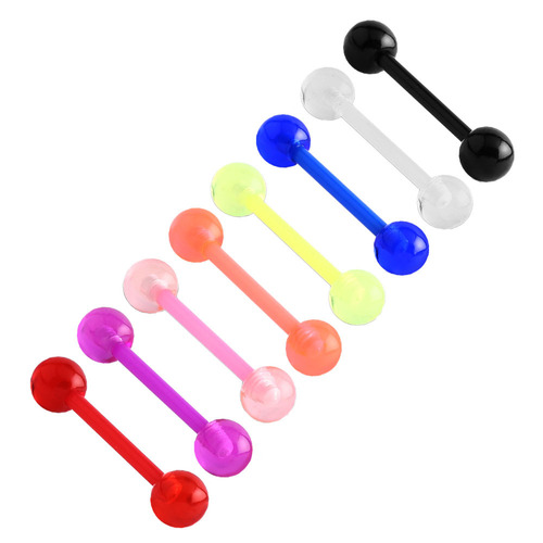  Flexible Barbells with UV Balls