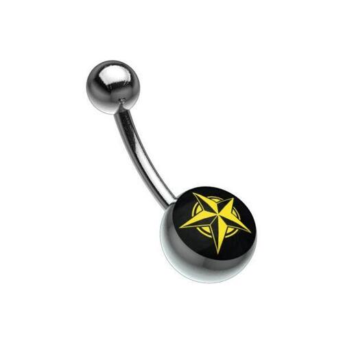  Titanium Highline® Picturebell - Five Pointed Star Yellow/Black