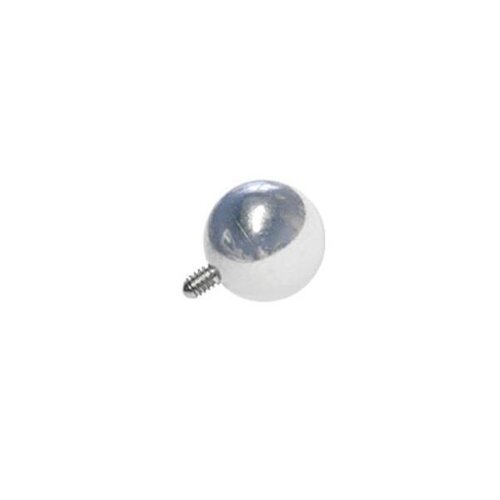 Titanium Highline® Internally Threaded Rattle Ball : 1.6mm (14ga) x 6mm