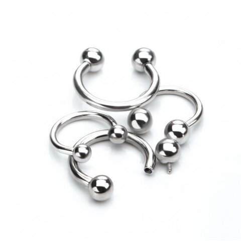  Zenith Internally Threaded Titanium Circular Barbell
