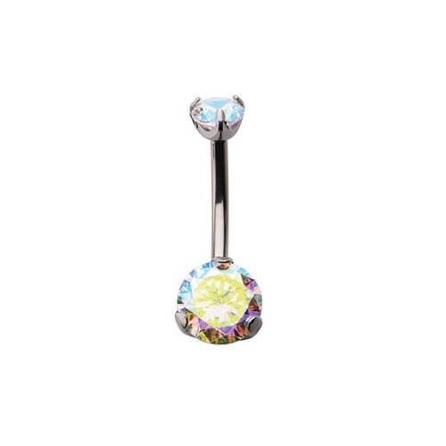  Zenith Internally Threaded Titanium Prong Set Navel
